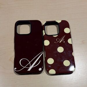 iPhone 16 Pro Brown & Burgundy Phone Case